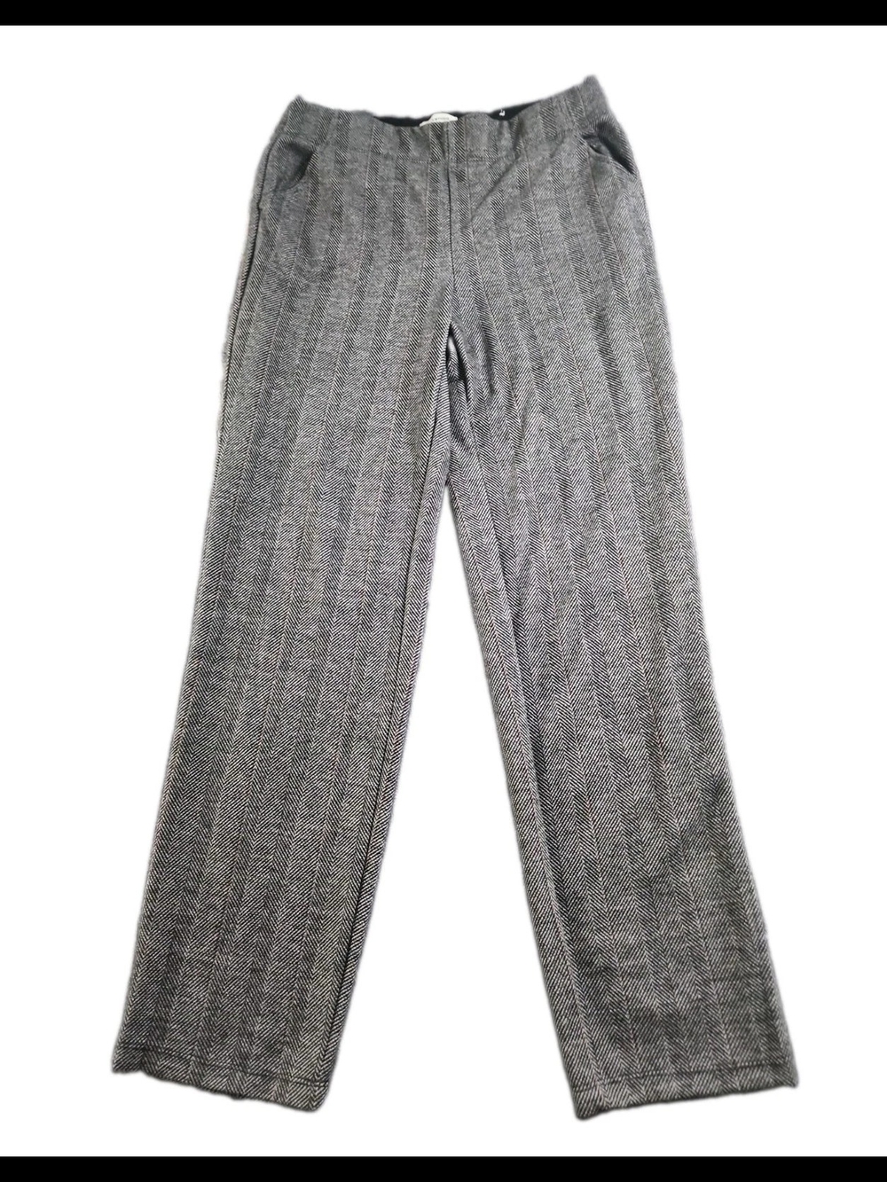 Max Studio Gray Super Soft Pull Up Pants with Pockets Size Large